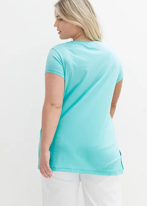 Lang topp i 100% økologisk bomull, bonprix