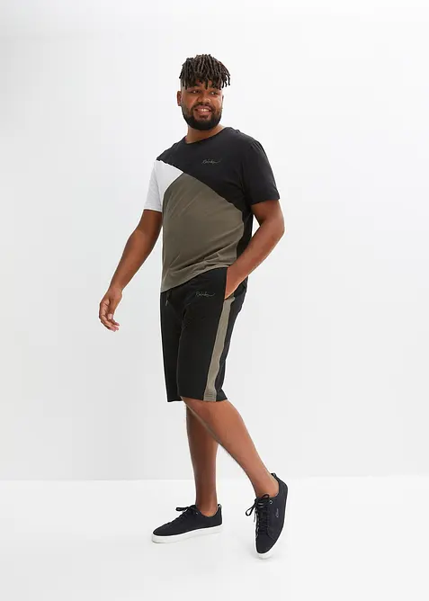 T-skjorte og sweat-bermuda (2 delt sett), bonprix