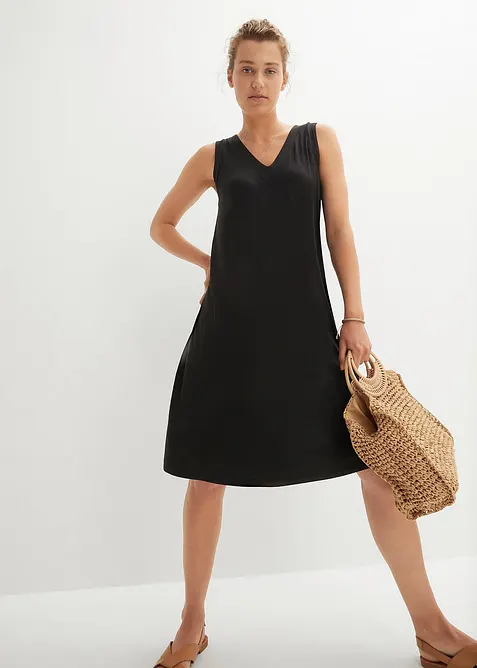 Jerseykjole i lett viskose, bonprix