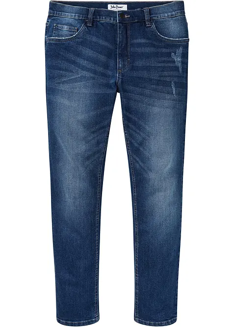Slim Fit-jeans i denim med stretch, Straight, bonprix