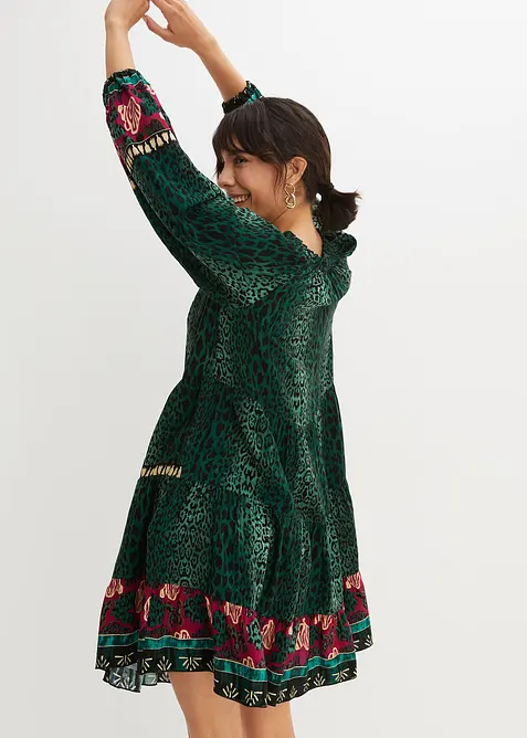 Tunikakjole i lett viskose, bonprix