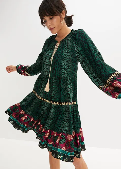 Tunikakjole i lett viskose, bonprix