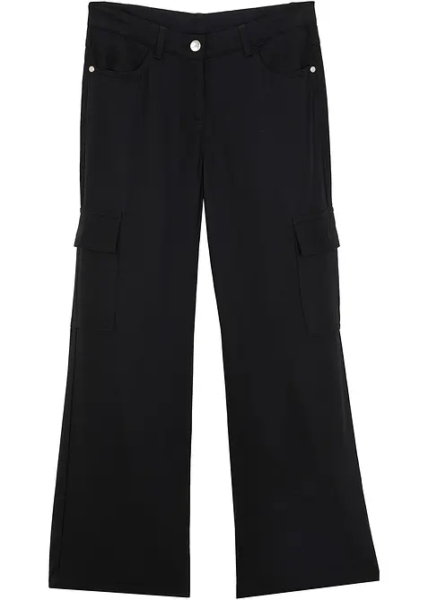 Vid cargobukse i lett viskose, bonprix