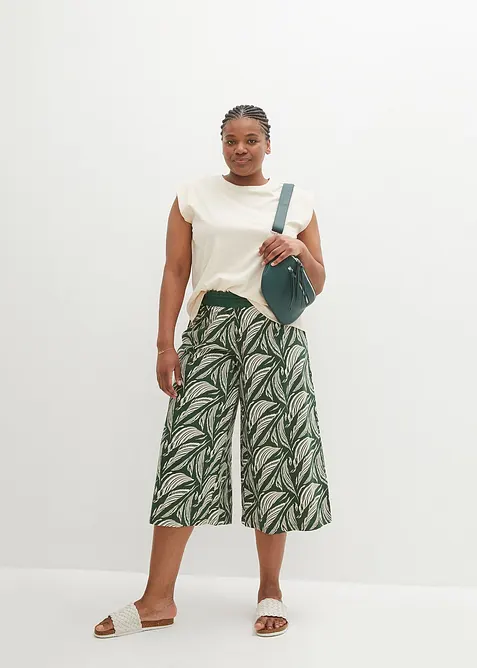 Oversized topp i 100% økologisk bomull, bonprix