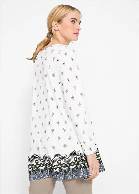 Trikottunika i bomull med viskose, bonprix