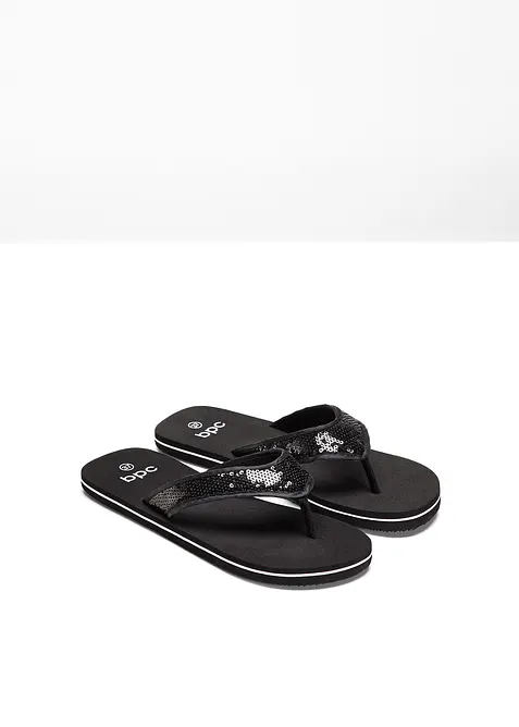 Flip-flops med paljetter, bonprix