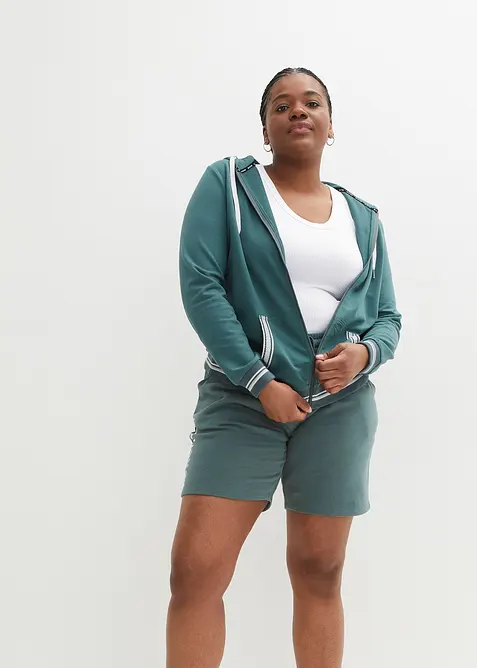 Sweatjakke av 100% økologisk bomull, bonprix