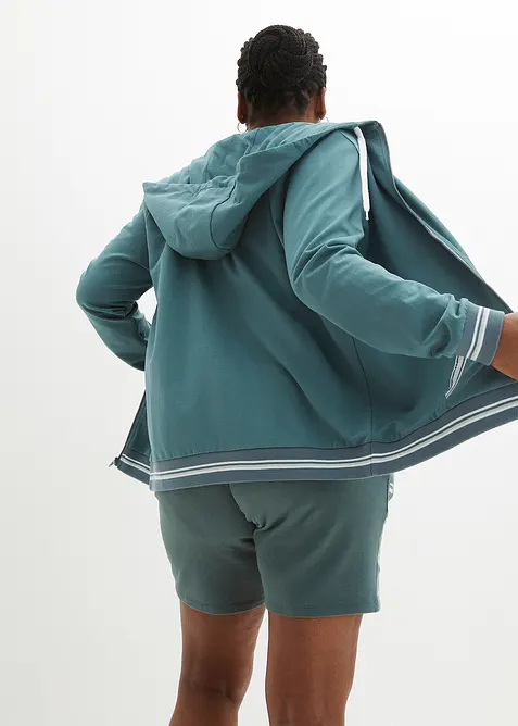 Sweatjakke av 100% økologisk bomull, bonprix