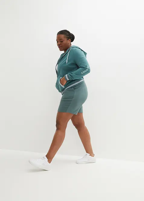 Sweatjakke av 100% økologisk bomull, bonprix