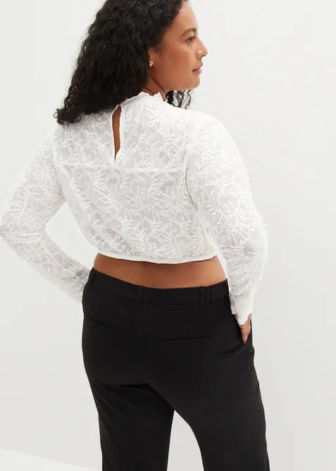 Dirndl-blondebluse, lang arm, bonprix