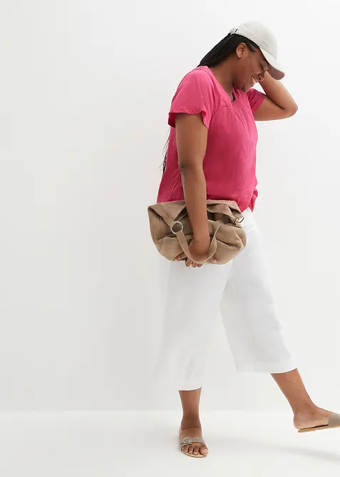 Culotte i lett linmiks, bonprix