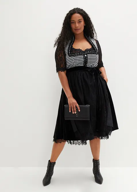 Dirndl med fl&oslash;yelsskj&oslash;rt (2-delt sett), bonprix