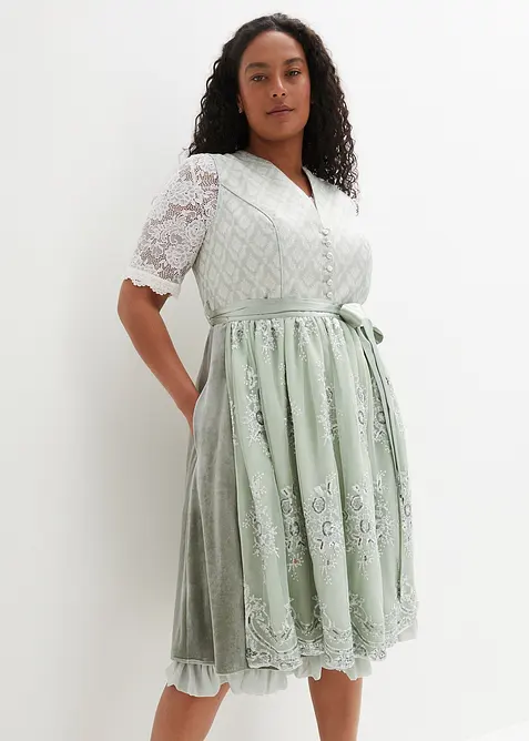 Dirndl med forkle (2-delt sett), bonprix