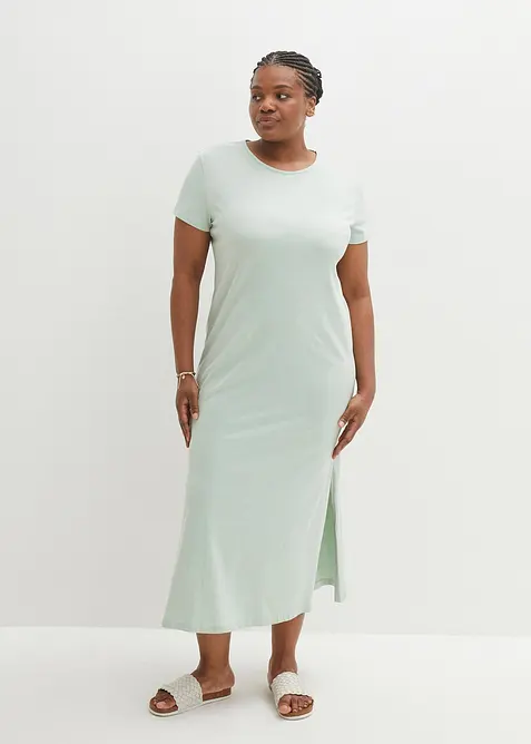 Maxikjole i 100% bomull, bonprix