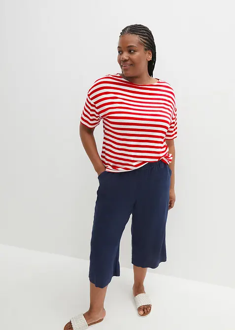 Culotte i lett linmiks, bonprix