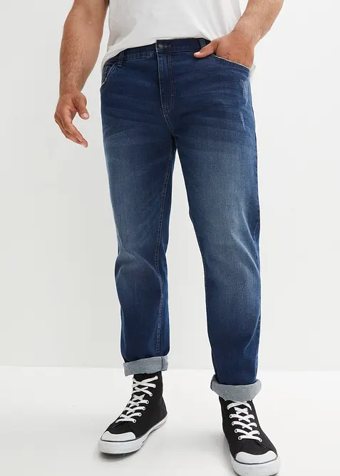 Slim Fit-jeans i denim med stretch, Straight, bonprix