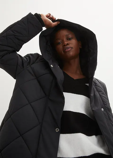 Vattert kåpe i lett materiale, bonprix