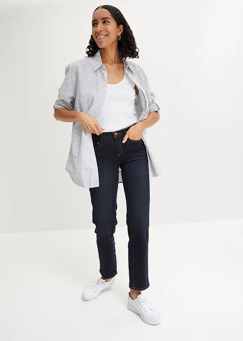Slim Fit-jeans, Straight, Mid Waist, Stretch, bonprix