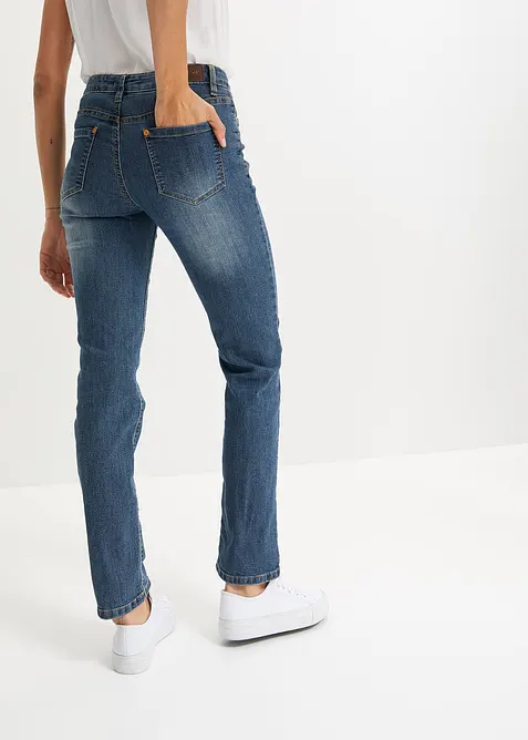 Straight-jeans Mid Waist, Stretch, bonprix