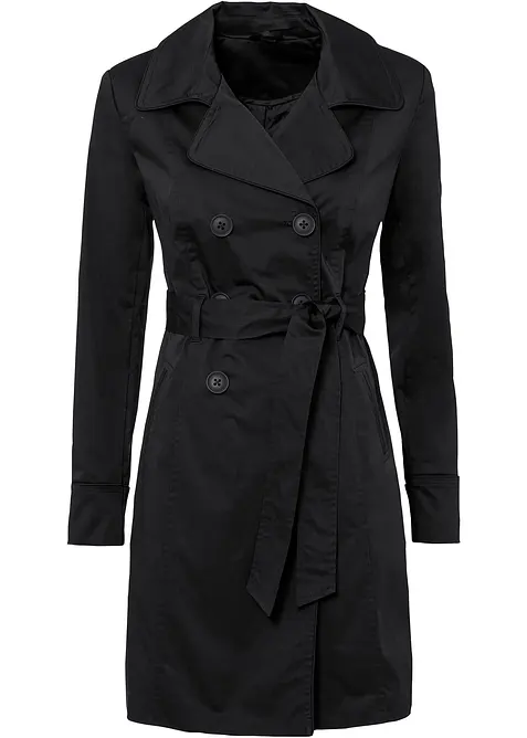 Trenchcoat i bomull, bonprix