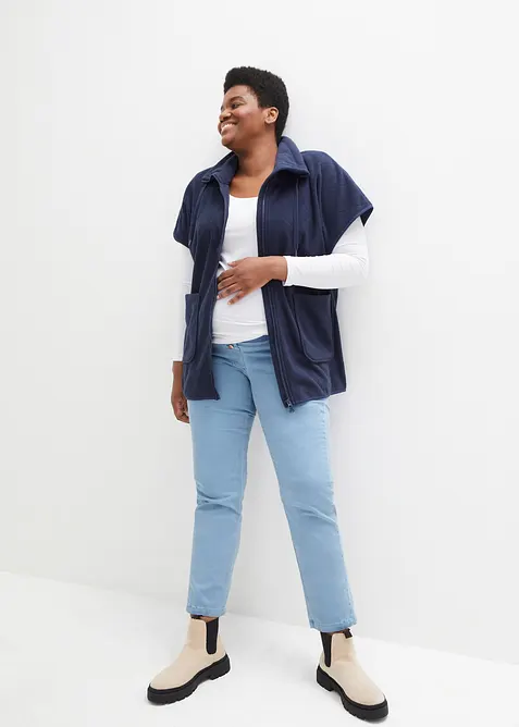 Fleecevest i resirkulert polyester, bonprix