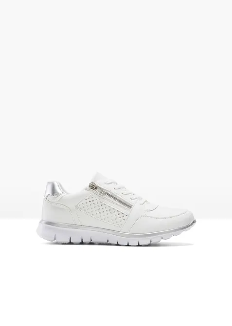 Sneakers med glidelås, bonprix