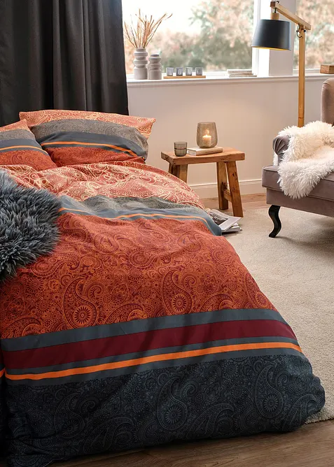 Varmeisolerende gardin med myk fleece på baksiden, fås også i ekstra lang (1-pack), bonprix