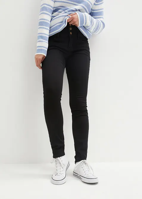 Varm jeans, Skinny, High Waist, formende, bonprix