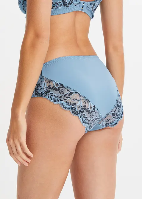 Truse med høy midje og nydelige blonder, bonprix