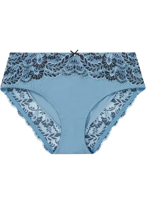 Truse med høy midje og nydelige blonder, bonprix