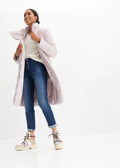 Boyfriend-termojeans Mid Waist, med myk innside, bonprix