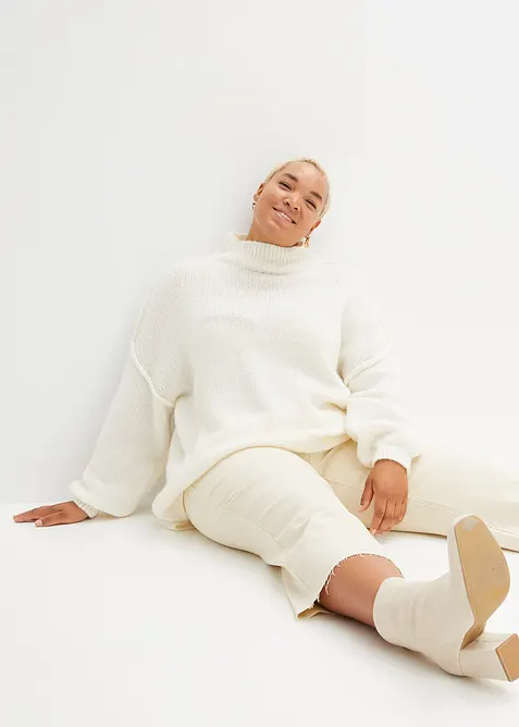 Grovstrikket genser, bonprix