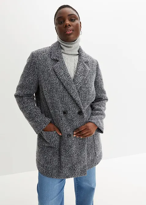 Kort k&aring;pe i ullstil, bonprix