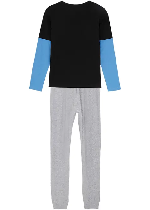 2 i 1-pyjamas med &oslash;kologisk bomull for barn (2-delt sett), bonprix