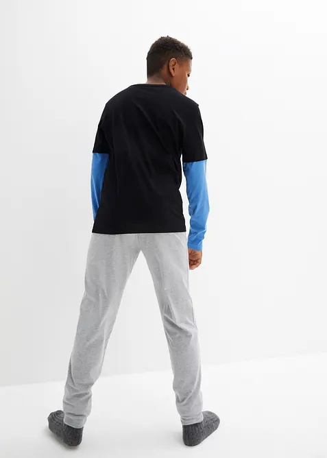 2 i 1-pyjamas med &oslash;kologisk bomull for barn (2-delt sett), bonprix