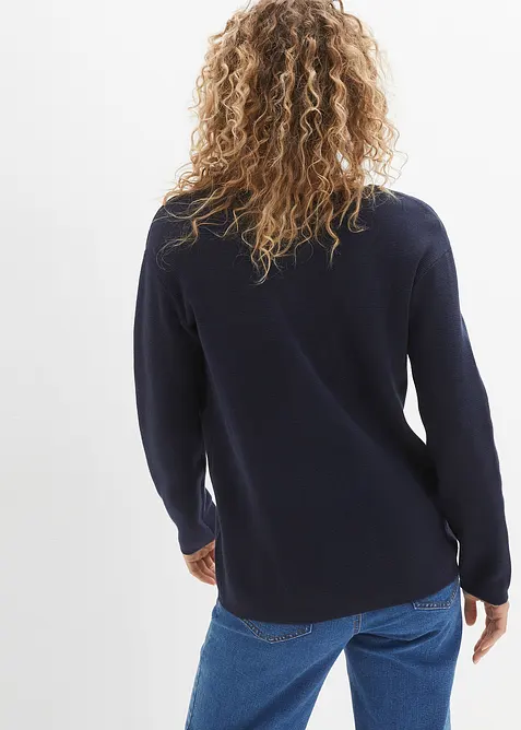 Finstrikket jakke, bonprix