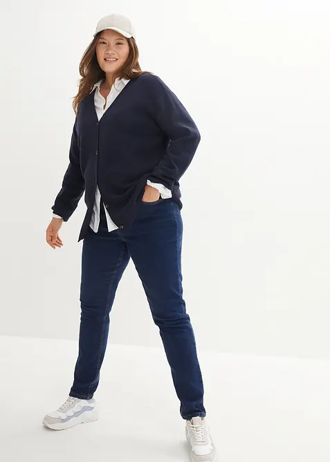 Finstrikket jakke, bonprix