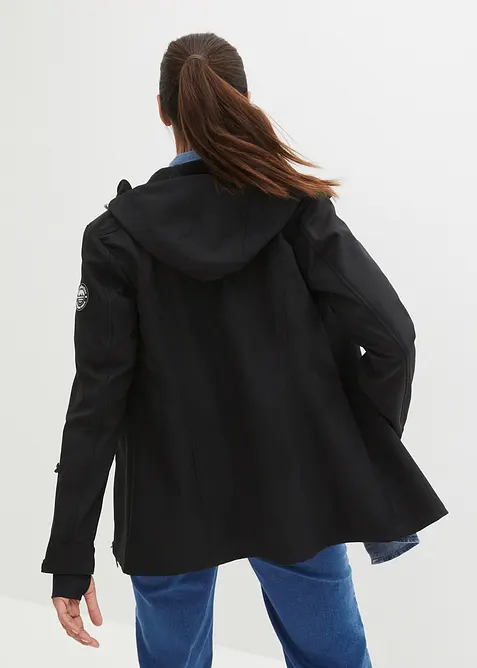 Softshelljakke i vannavvisende materiale, bonprix