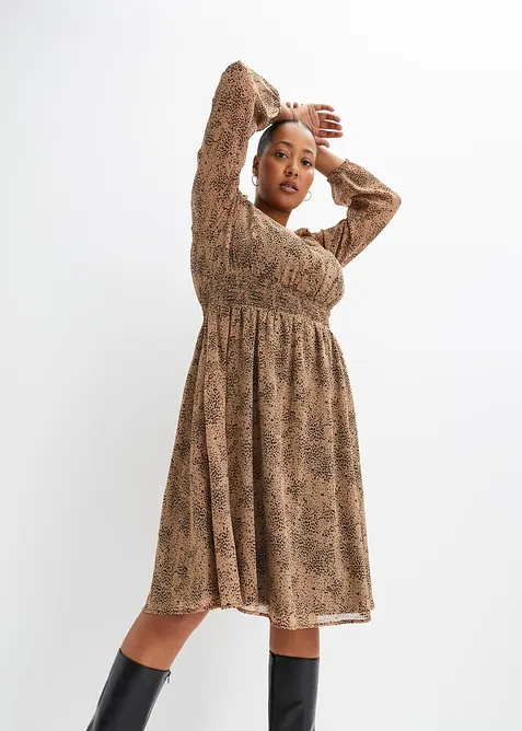 Chiffonkjole, bonprix