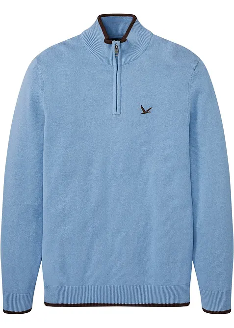 Troyer-genser med resirkulert bomull, bonprix