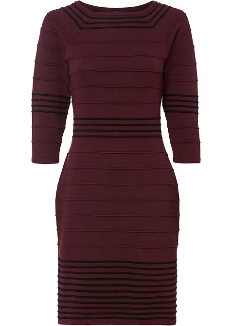 Strikkekjole i myk viskosemiks, bonprix