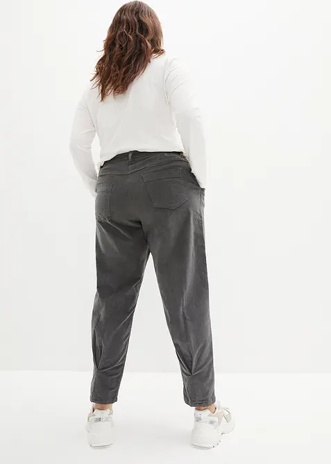 Cordbukse med &oslash;kologisk bomull,  Ballon Fit, bonprix