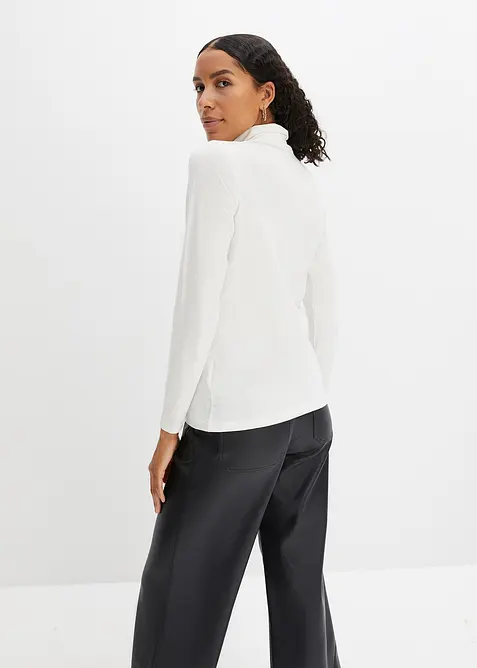 Langermet topp med &oslash;kologisk bomull, bonprix