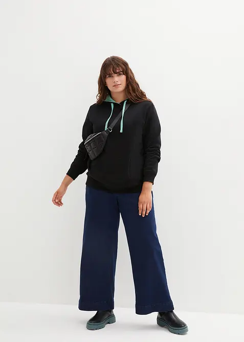 Hettegenser i ren &oslash;kologisk bomull, bonprix