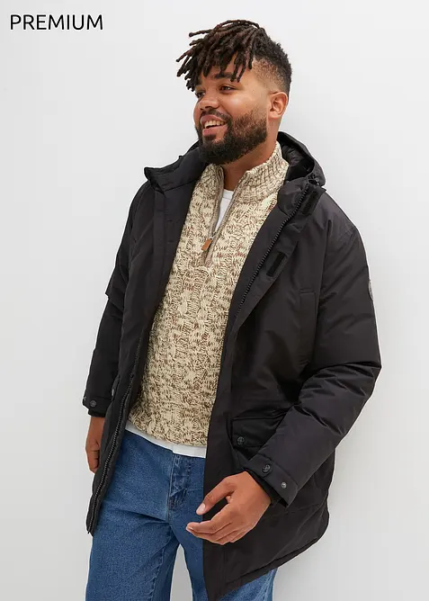 Vanntett funksjonsparkas med ekte dun, bonprix