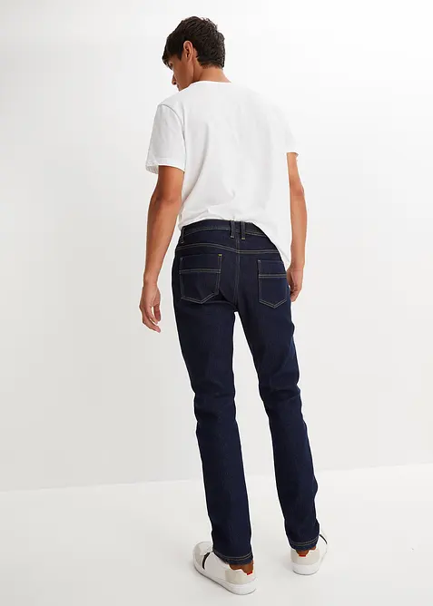 Regular Fit stretch-termojeans med varmende innside, Straight, bonprix