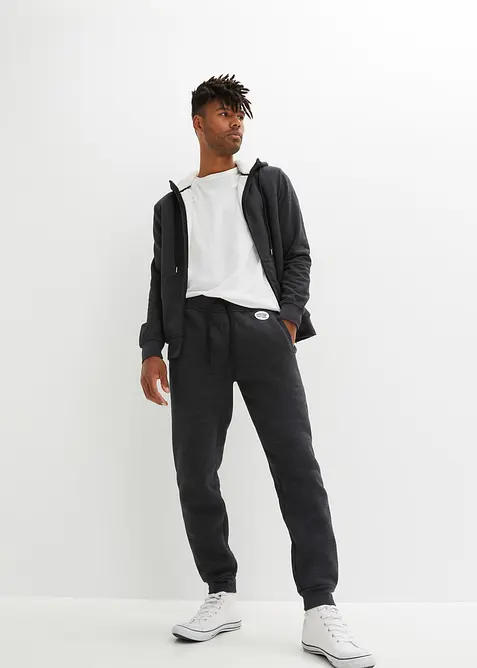 Varmende joggebukse med mykt fleecefôr, bonprix