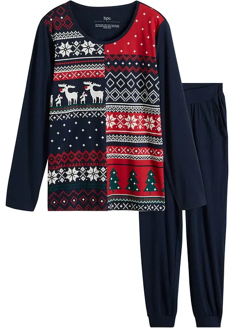 Pyjamas i 100% bomull, bonprix