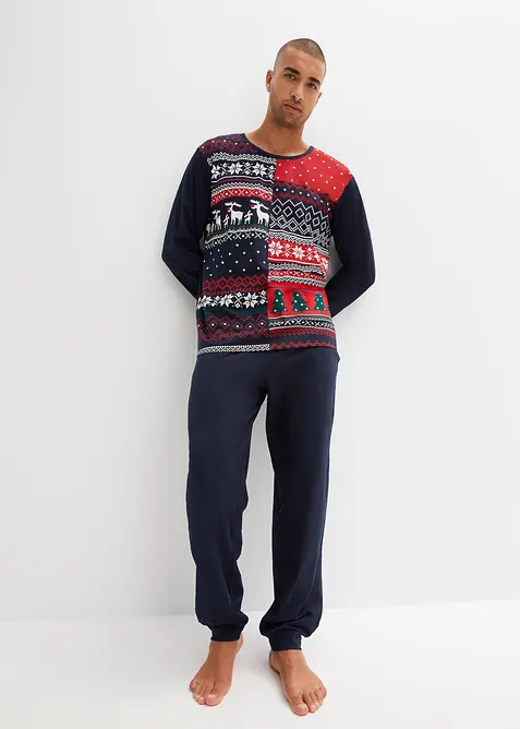 Pyjamas i 100% bomull, bonprix