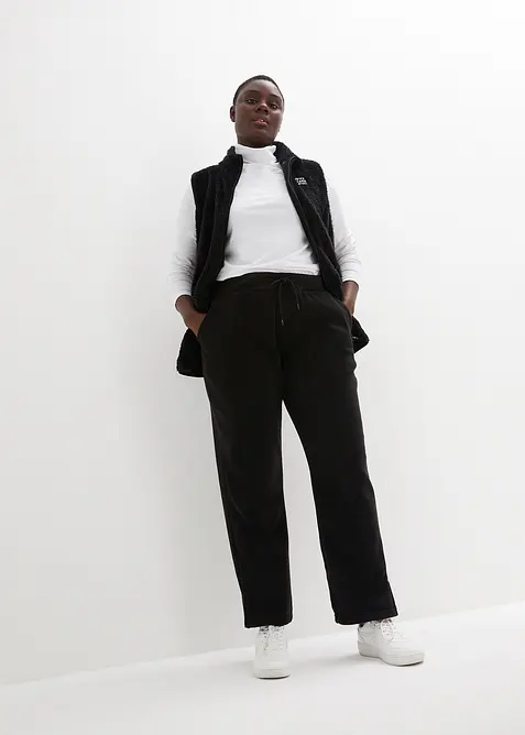 Pull on-fleecebukse, bonprix